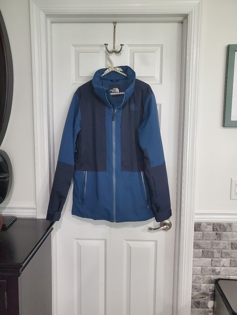 The North Face Two-Tone Navy and Blue Softshell Jacket